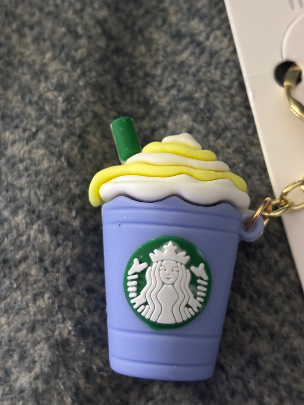 Coffee Cup Keychain / Bag Charm (Lavender) - Picture 2 of 2